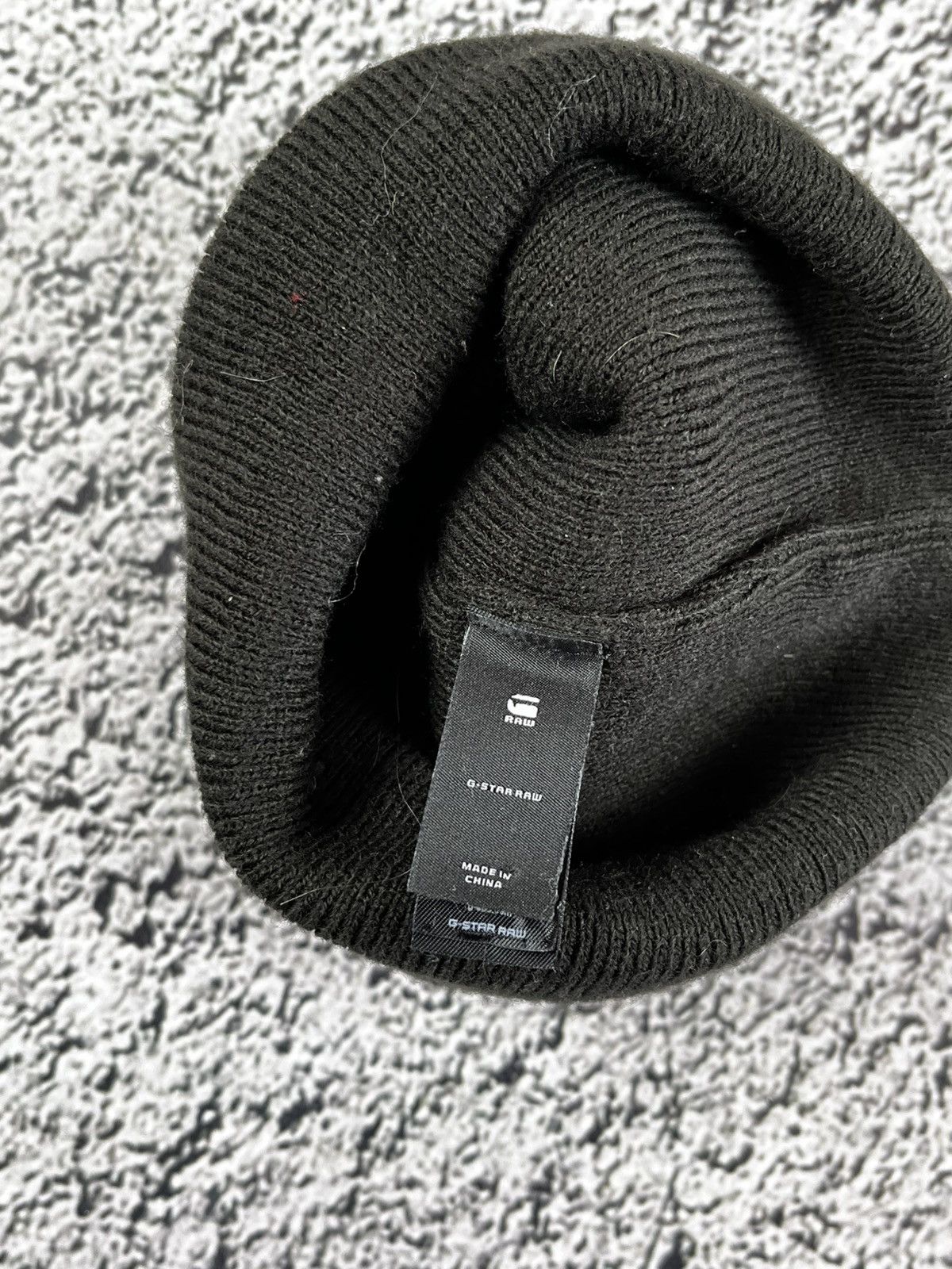 G-Star Vintage Y2K G Star Raw blank beanie hat streetwear style Size ONE SIZE - 3 Thumbnail