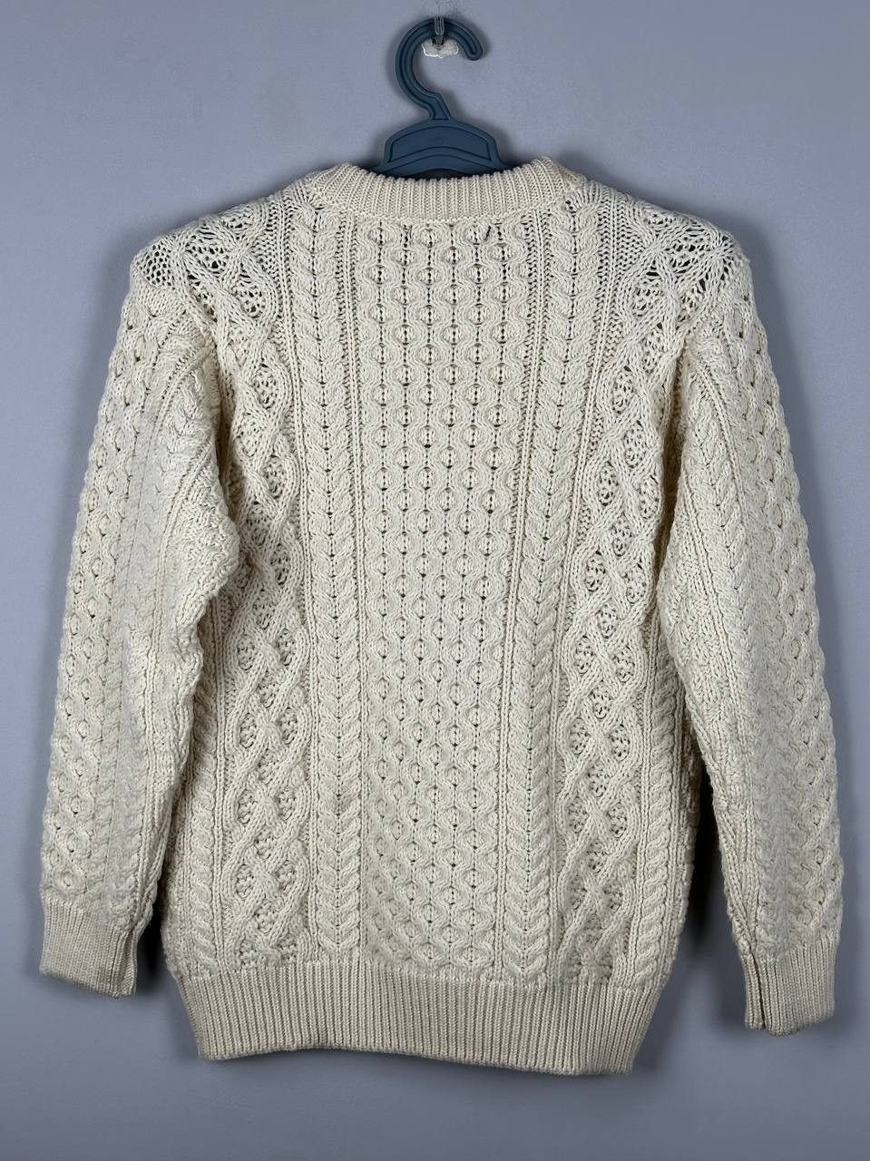 Vintage Irelandseye Sweater Cable Knit Fisherman Made in Ireland Size US S / EU 44-46 / 1 - 11 Thumbnail