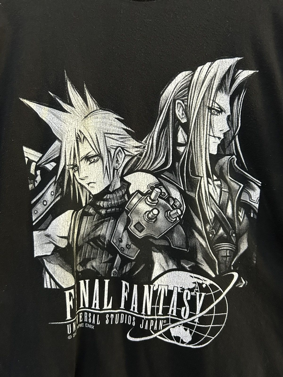 Anime Vintage Video Game Final Fantasy VII Universal Studio Size US M / EU 48-50 / 2 - 2 Thumbnail