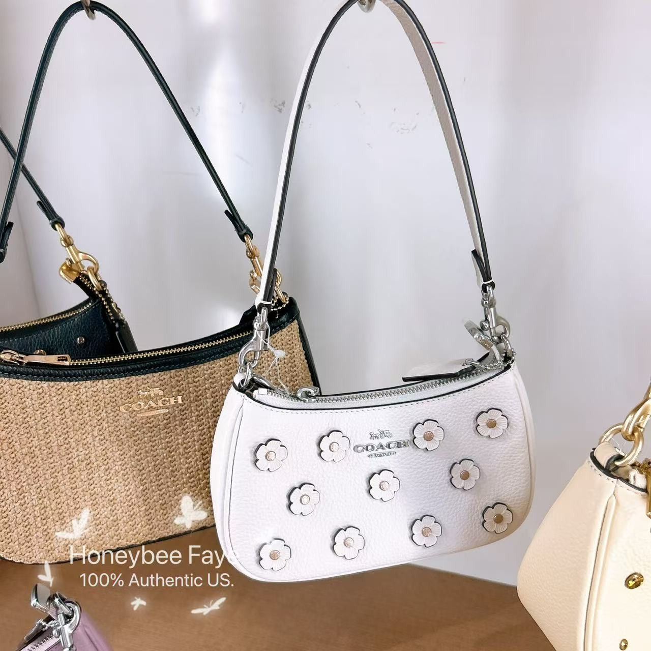 Coach NWT Coach Teri Mini Crossbody Bag With Floral Applique CAJ98 Size ONE SIZE - 3 Thumbnail