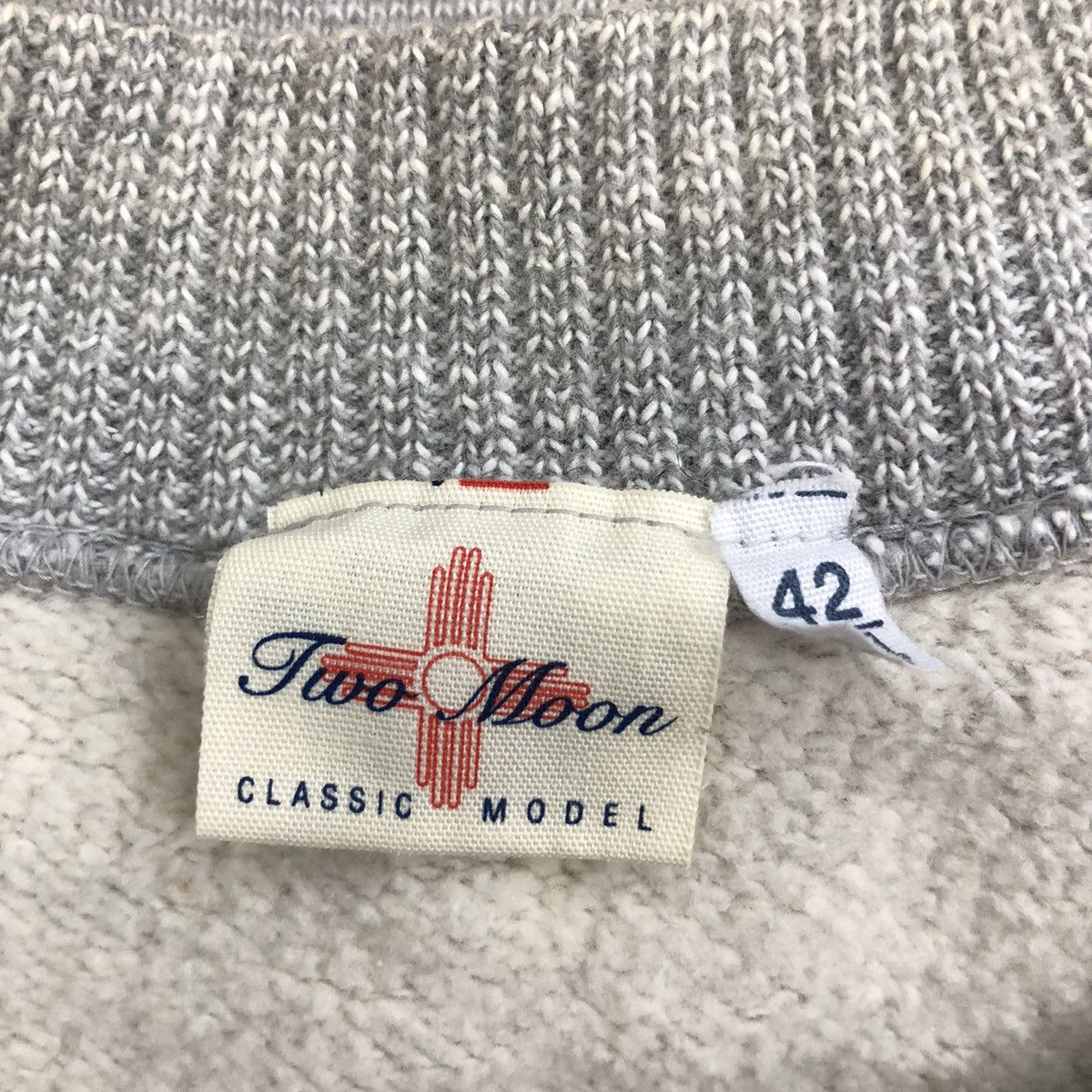 Two Moon Vintage TWO MOON Sweater Short Sleeve Classic Japan Indigo Size US L / EU 52-54 / 3 - 4 Thumbnail