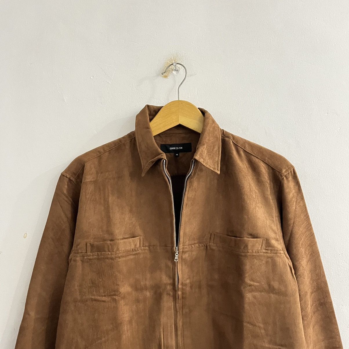 Issey Miyake Comme Ca Ism - Basic Longsleeve Zip Shirt Size US M / EU 48-50 / 2 - 2 Thumbnail
