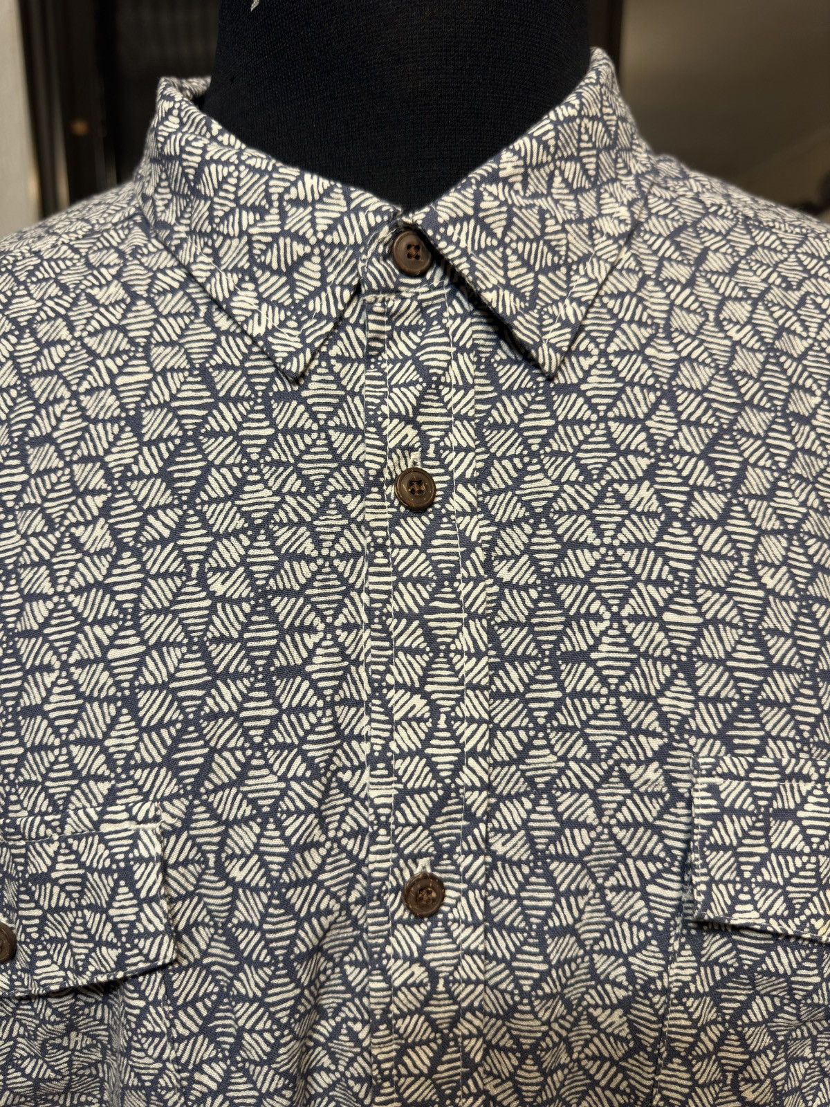 Patagonia New Patagonia Steersman Shirt Organic Cotton Blue Men's XXL Size US XXL / EU 58 / 5 - 3 Thumbnail