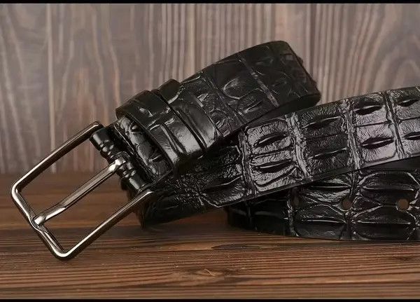 Leather Crocodile Leather Pin Alligator Belt Size ONE SIZE - 4 Thumbnail