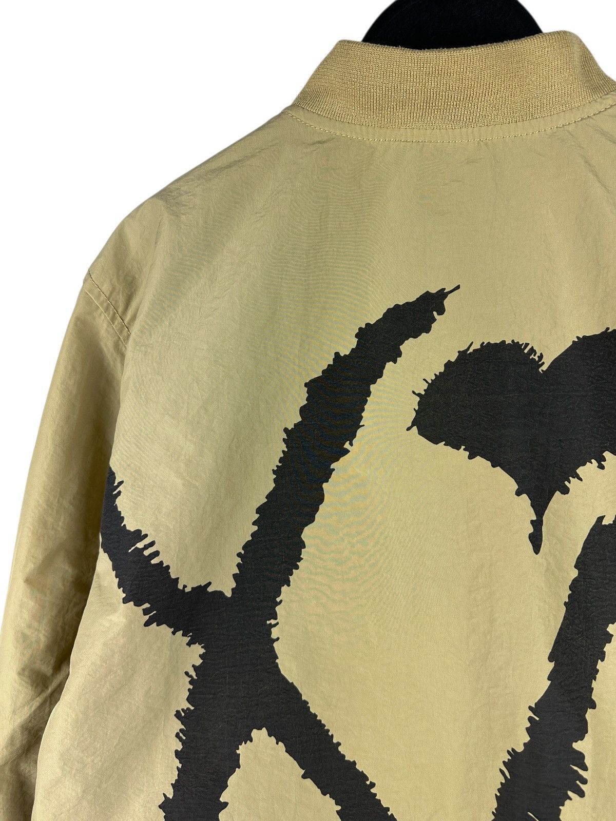 H&M × The Weeknd × XO H&M x The Weeknd XO Big Logo Beige Bomber Jacket Size US S / EU 44-46 / 1 - 2 Thumbnail