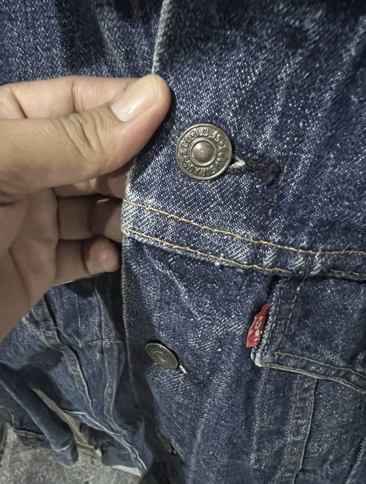 Levi's Vintage Clothing 🔥Vintage Levis Made in Usa Denim Trucker Size US M / EU 48-50 / 2 - 10 Thumbnail