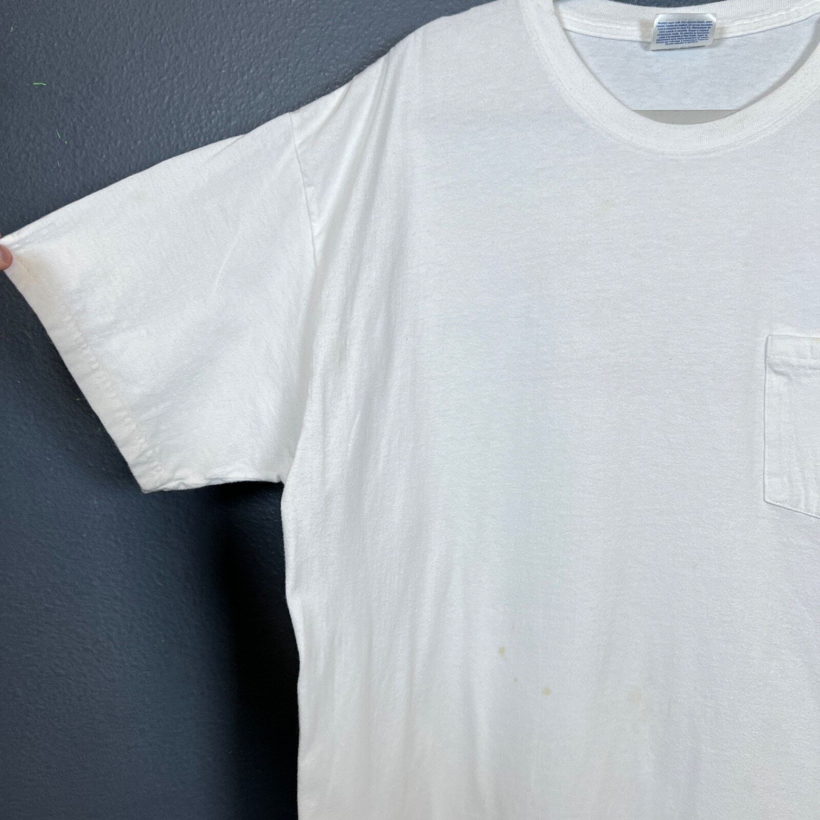Hanes Hanes XL White t-shirt STEELY FLATS BARDER WIRE C? Vintage Size US XL / EU 56 / 4 - 7 Thumbnail