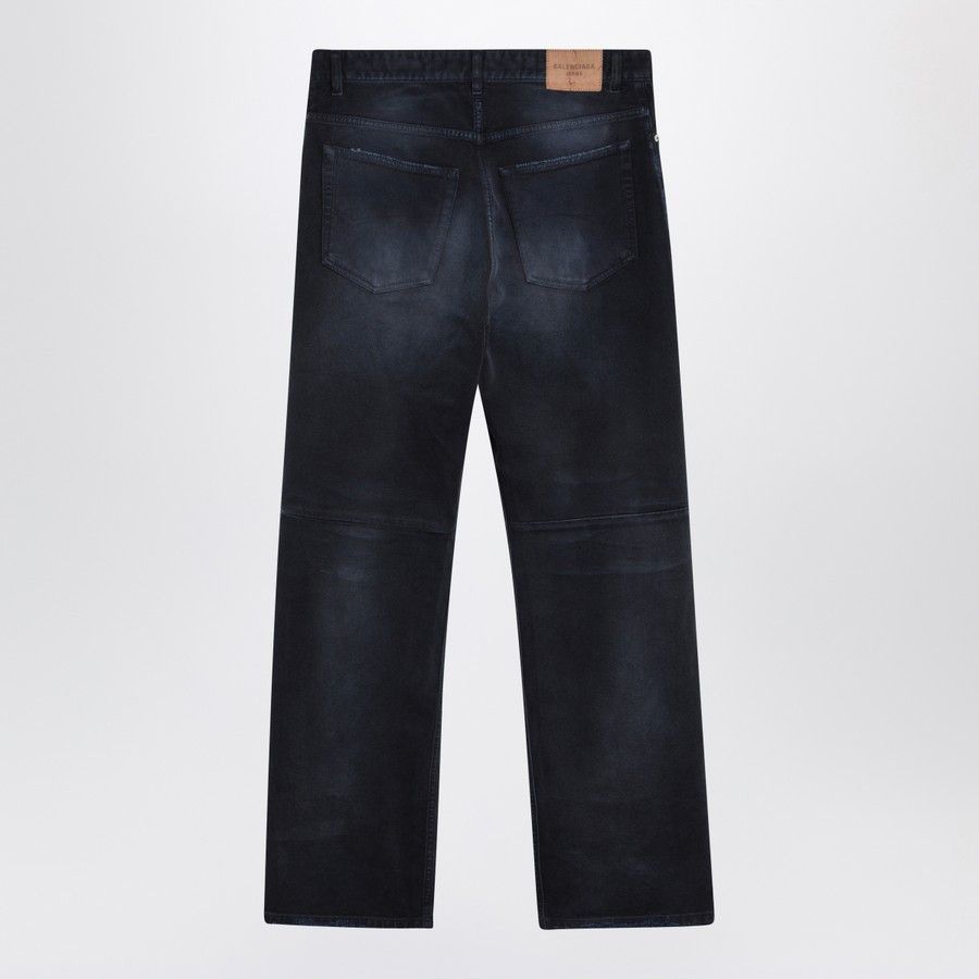 Balenciaga o1d2blof0226 Denim Jeans in Blue Size US 31 - 2 Thumbnail