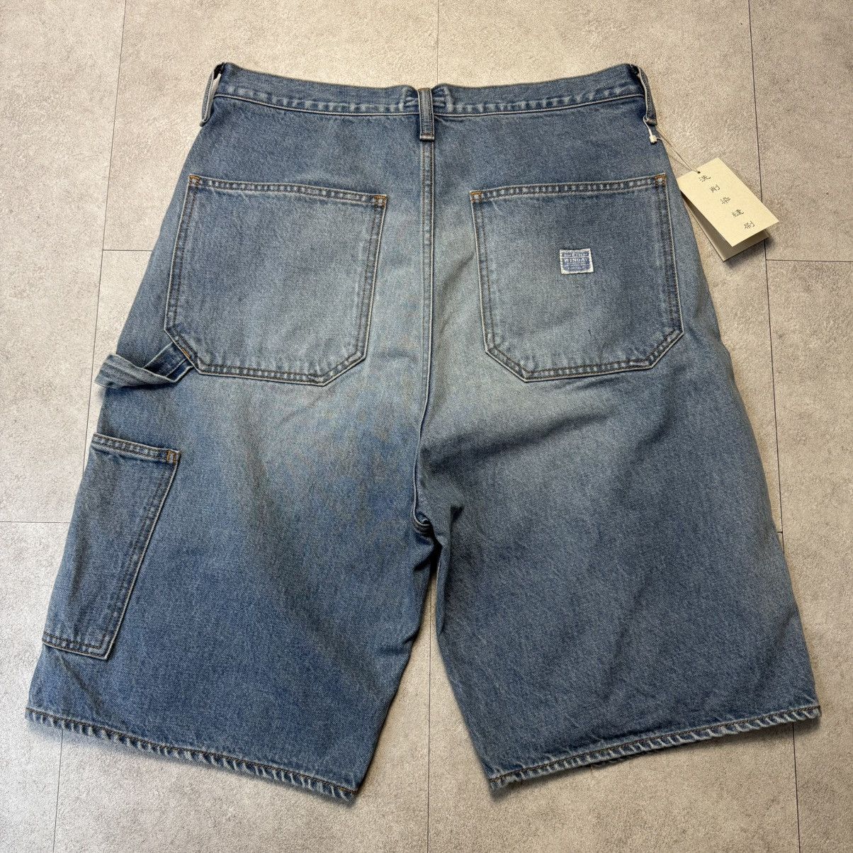 Kapital Kapital Carpenter Gemstone Studded Denim Shorts Size US 34 / EU 50 - 2 Thumbnail