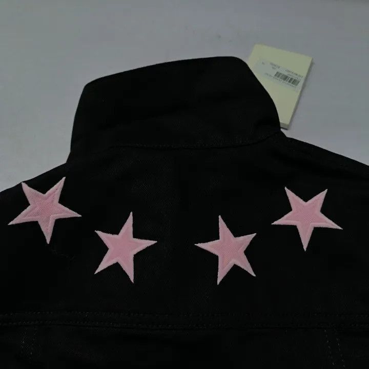 Givenchy Givenchy Givenchy Black Denim Jacket with Star Prints -250 Size US XS / EU 42 / 0 - 9 Thumbnail