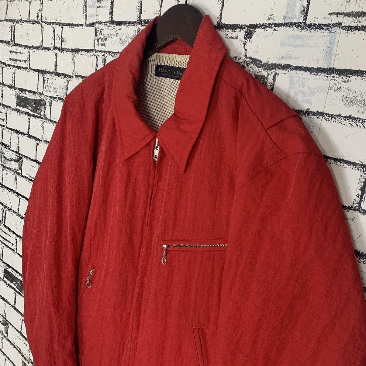Japanese Brand × Other Harold’s Gear Red Biker Jacket Harold Gear Jacket Size US L / EU 52-54 / 3 - 2 Thumbnail