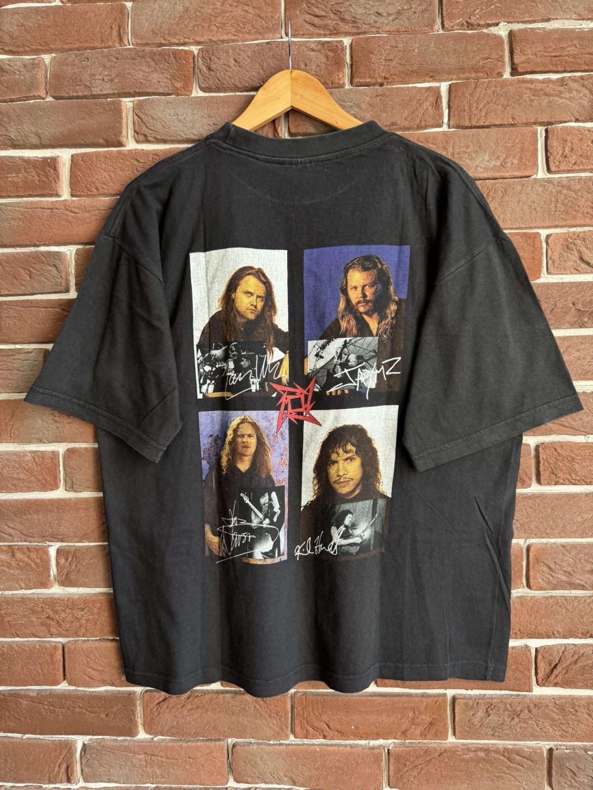 Band Tees Metallica Albums Parking Lot Metal Band 90s Vintage T-Shirt Size US L / EU 52-54 / 3 - 2 Thumbnail