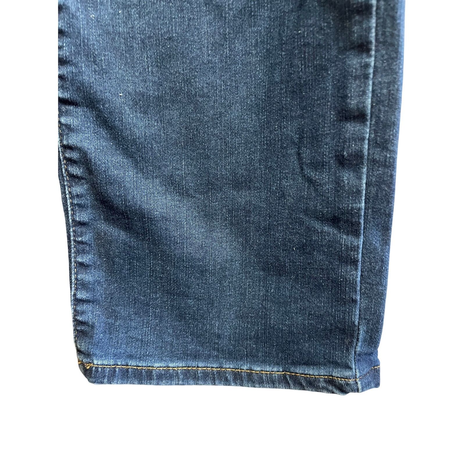 NYDJ NYDJ Lift x Tuck Marilyn Straight Blue Denim Jeans Size 14 Size 36" / US 14 / IT 50 - 6 Thumbnail
