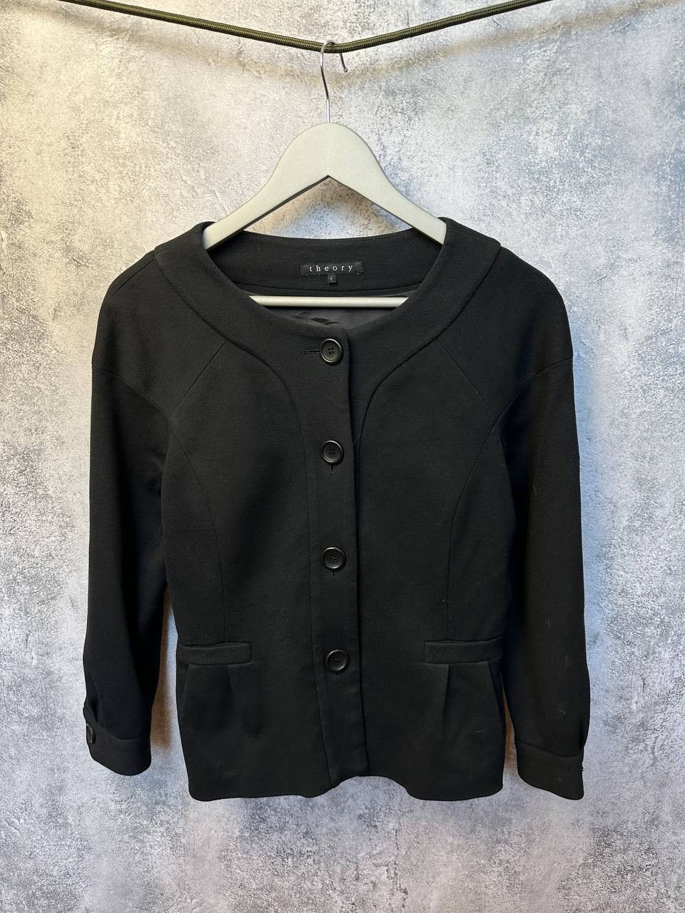 Theory Theory Luxury Cardigan Jacket - Made in Usa - Long Sleeve Size L / US 10 / IT 46 - 2 Thumbnail