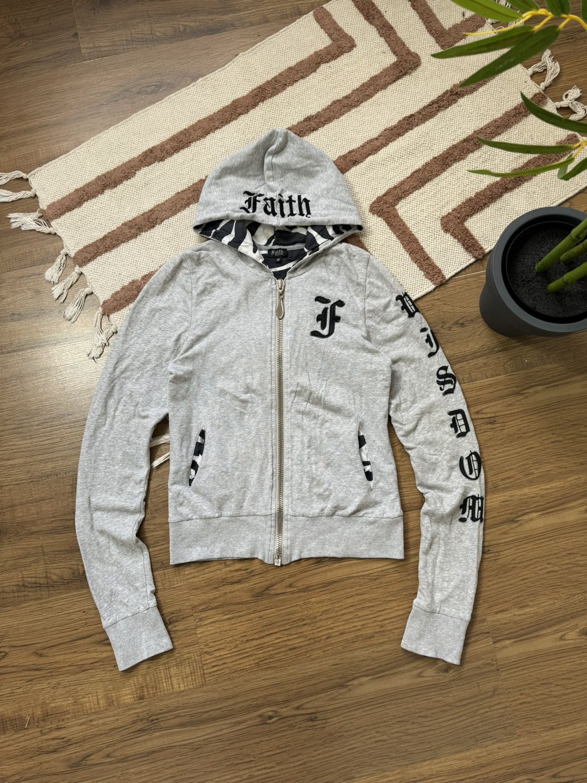Faith Connexion FAITH CONNEXION CHROME HEARTS STYLE ZIP HOODIE Size M / US 6-8 / IT 42-44 - 1 Thumbnail