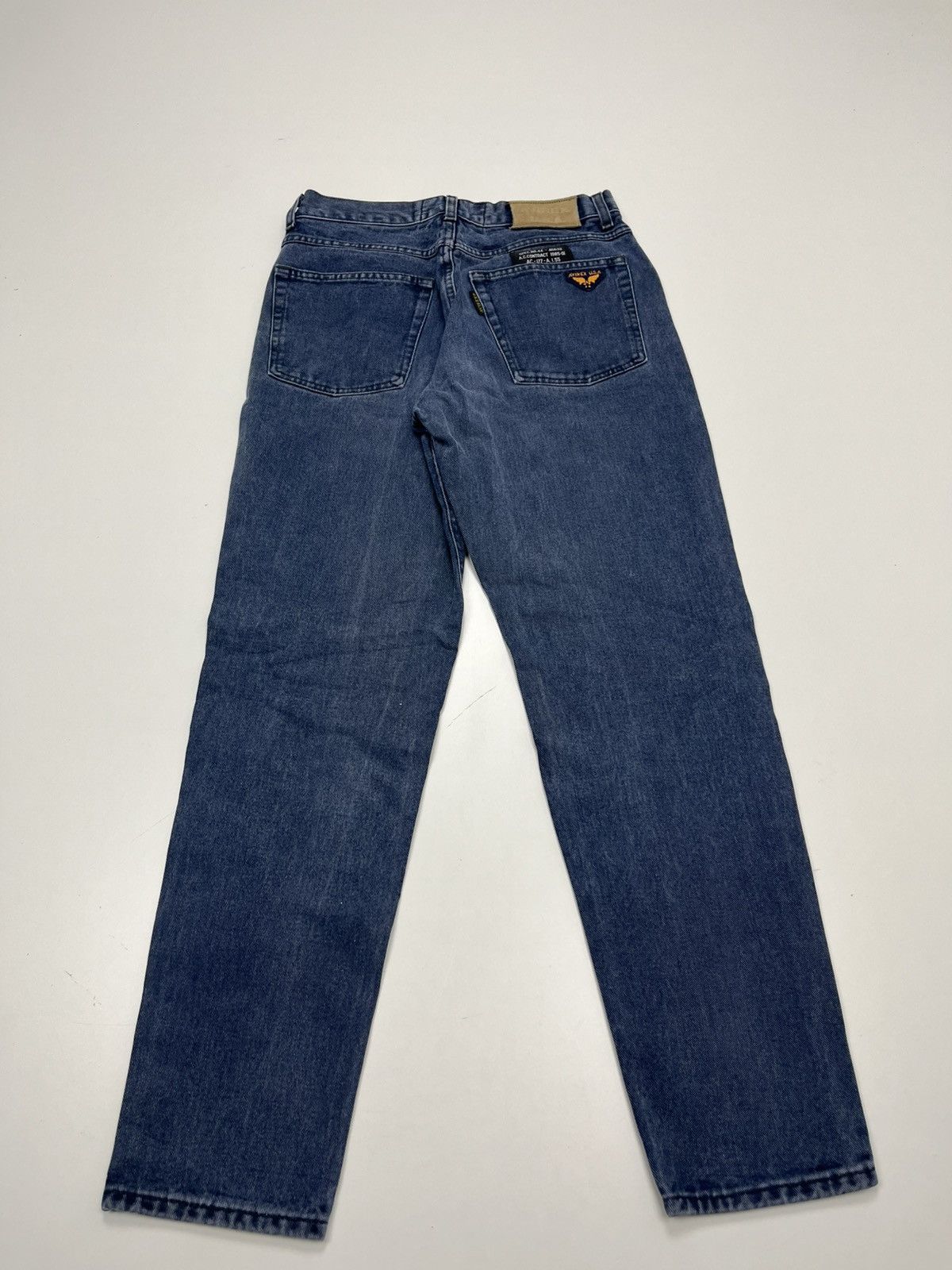 Avirex Avirex jeans of tight denim straight cut men jeans vintage Size US 31 - 8 Thumbnail