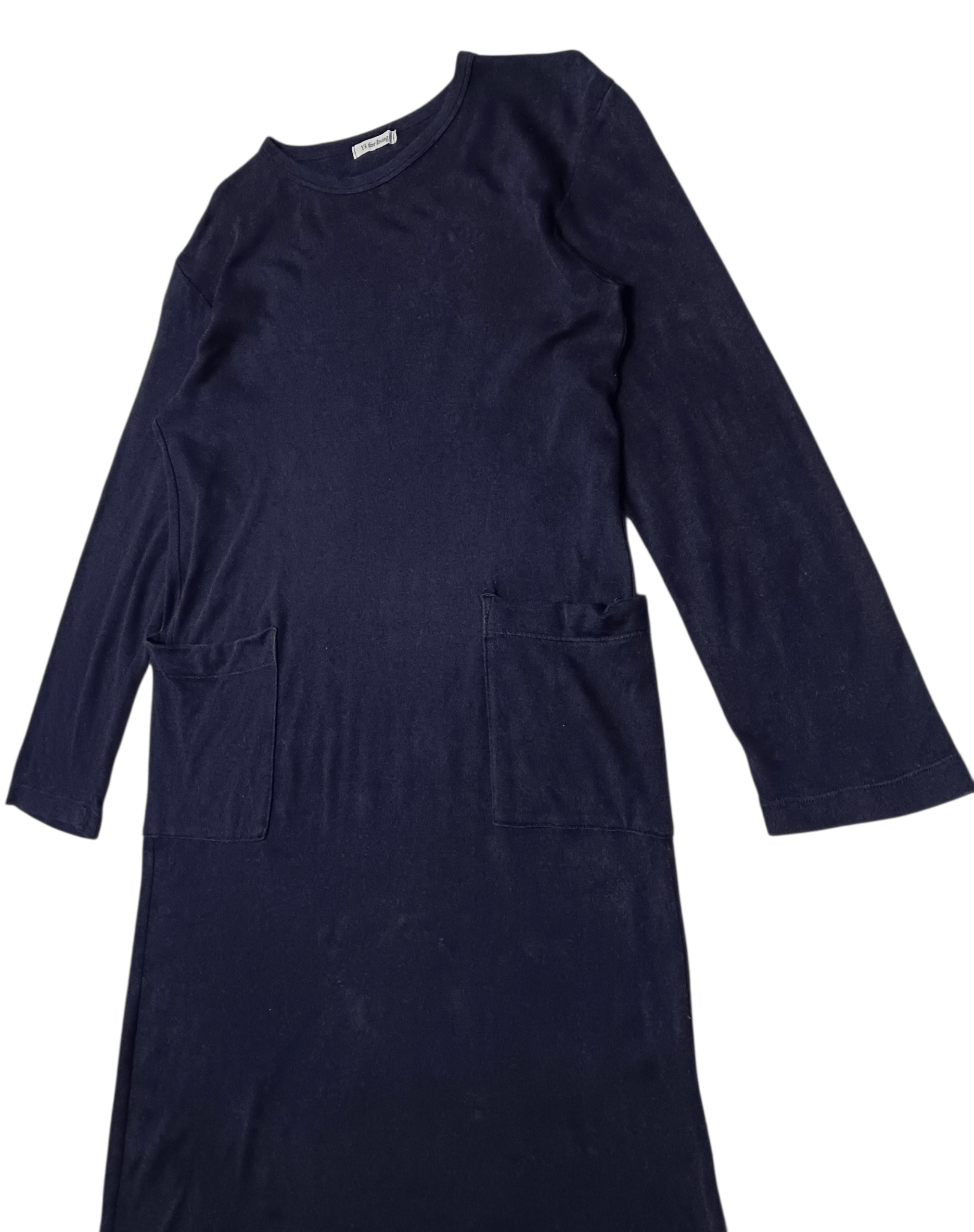 Yohji Yamamoto Y`s For Living By Yohji Yamamoto Two Pocke Long Dress Size M / US 6-8 / IT 42-44 - 4 Thumbnail