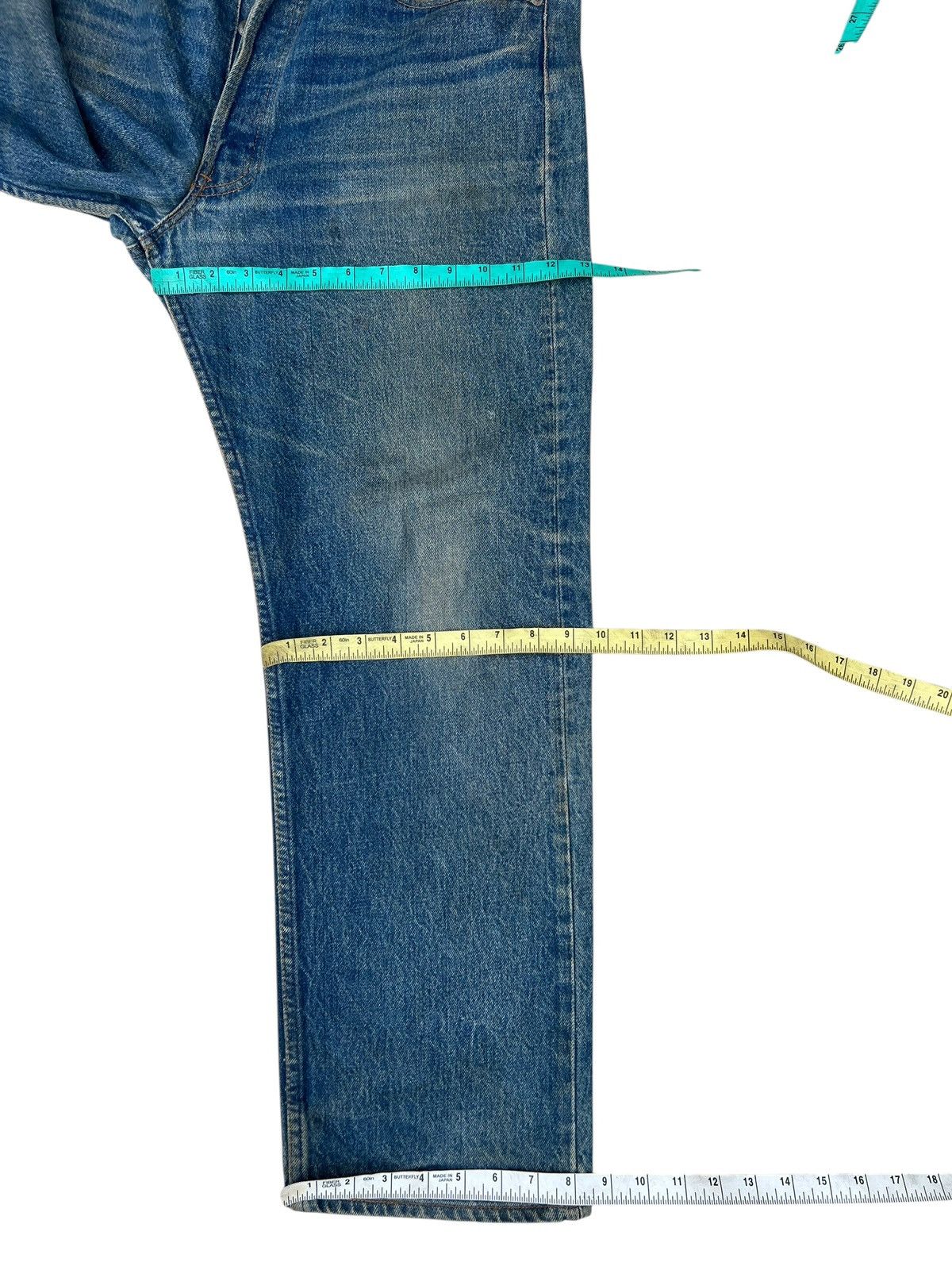 Levi's Vintage 80s Levi’s 501 Made in USA Dirty Mud Denim Jeans Size US 35 - 5 Thumbnail