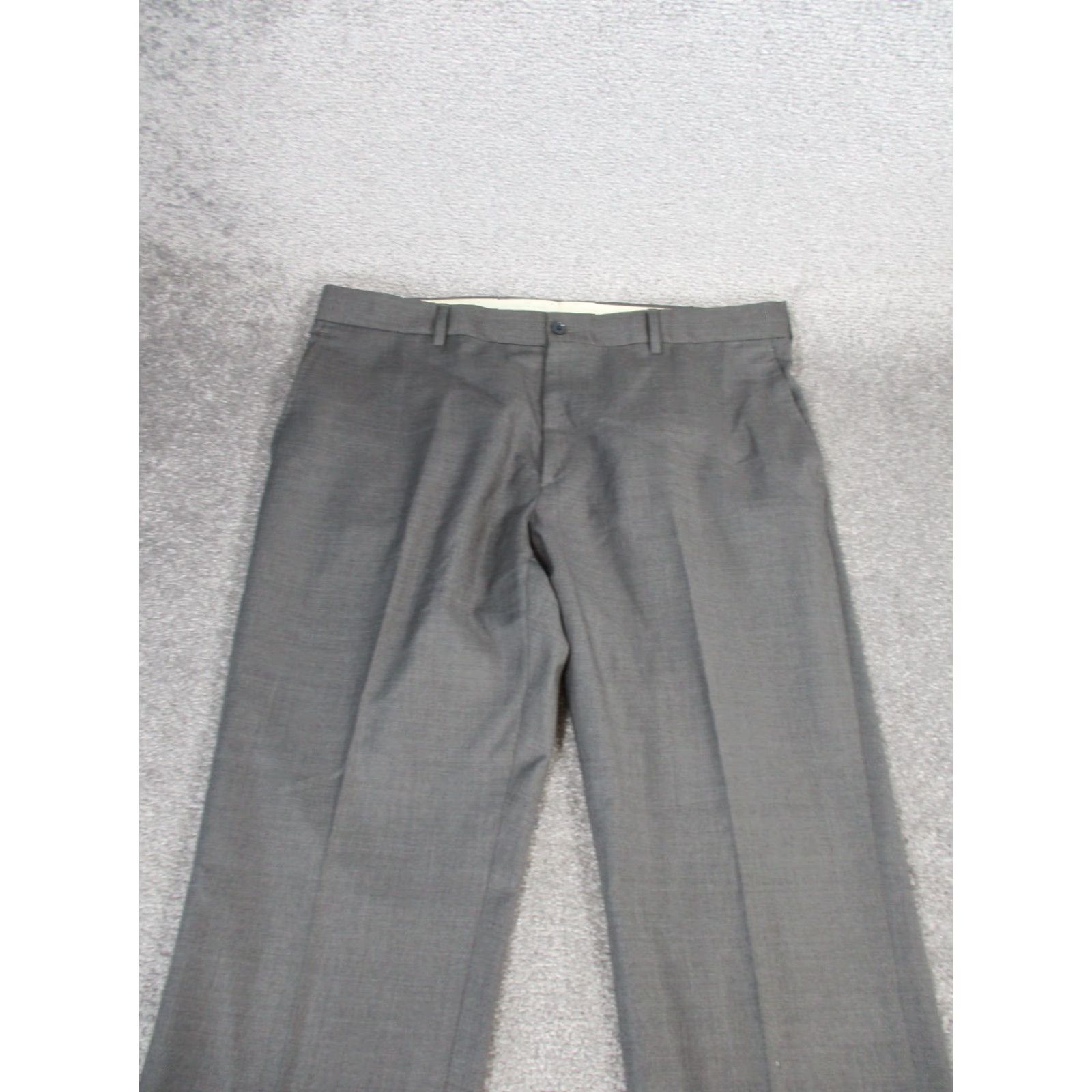 Ralph Lauren Ralph Lauren Black Label Dress Pants Mens 36 Gray Wool Slacks Dress Pants Vintage 90s Preppy Wedding Mens Gray 36 Size US 36 / EU 52 - 2 Thumbnail