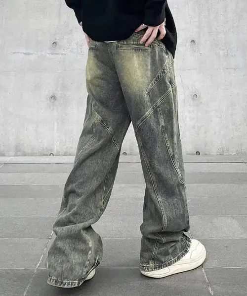 VIBE Vintage Men Flared Jeans Size US 30 / EU 46 - 3 Thumbnail