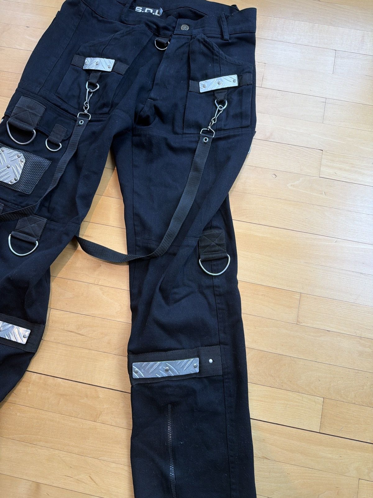 Japanese Brand Japanese S.D.U. black bondage pants Size US 32 / EU 48 - 3 Thumbnail