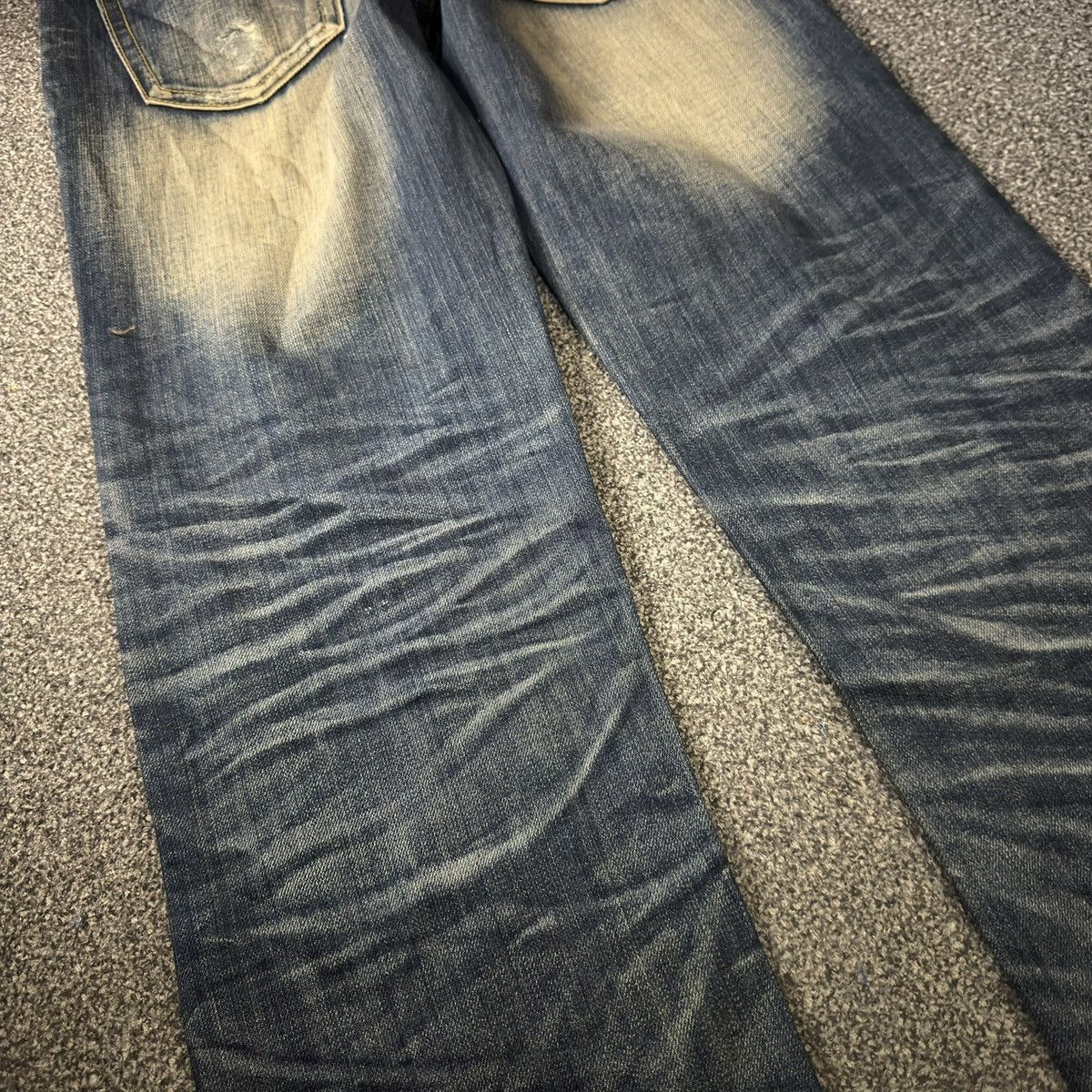 If Six Was Nine Y2k Attemp ConyCuny Boy Distressed Whisker Denim Size US 32 / EU 48 - 11 Thumbnail