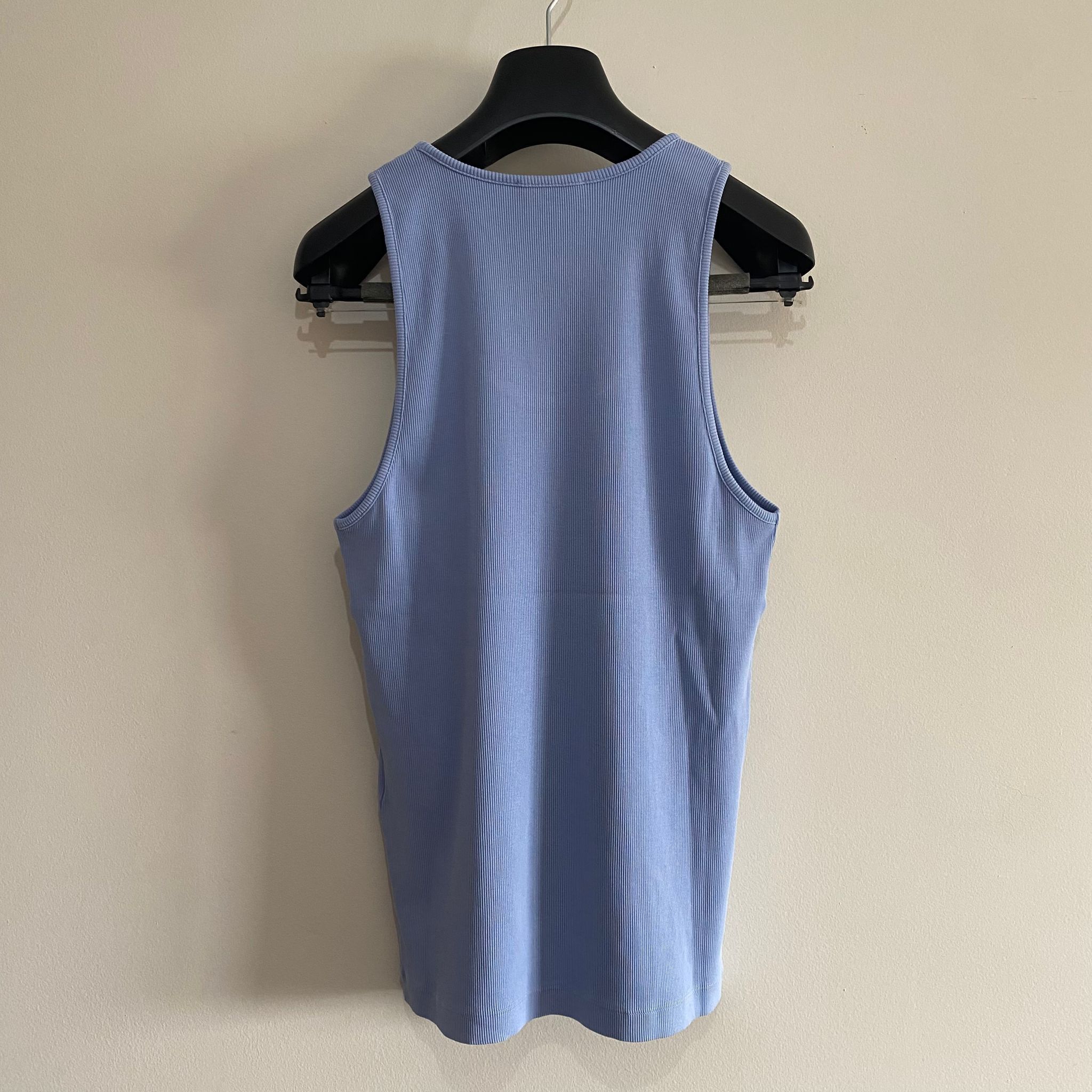Off-White Blue Ribbed 'OFF' Logo Tank Top Size M / US 6-8 / IT 42-44 - 4 Thumbnail