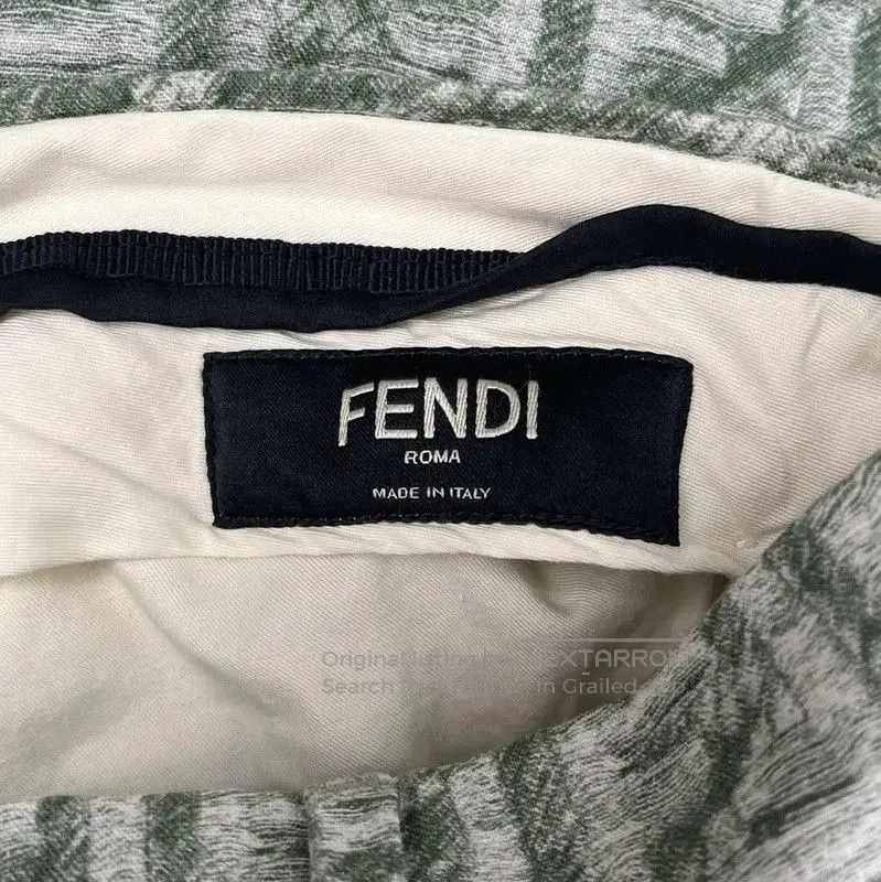 Fendi Fendi Green Summer Men’s Shorts . Size US 27 - 6 Thumbnail