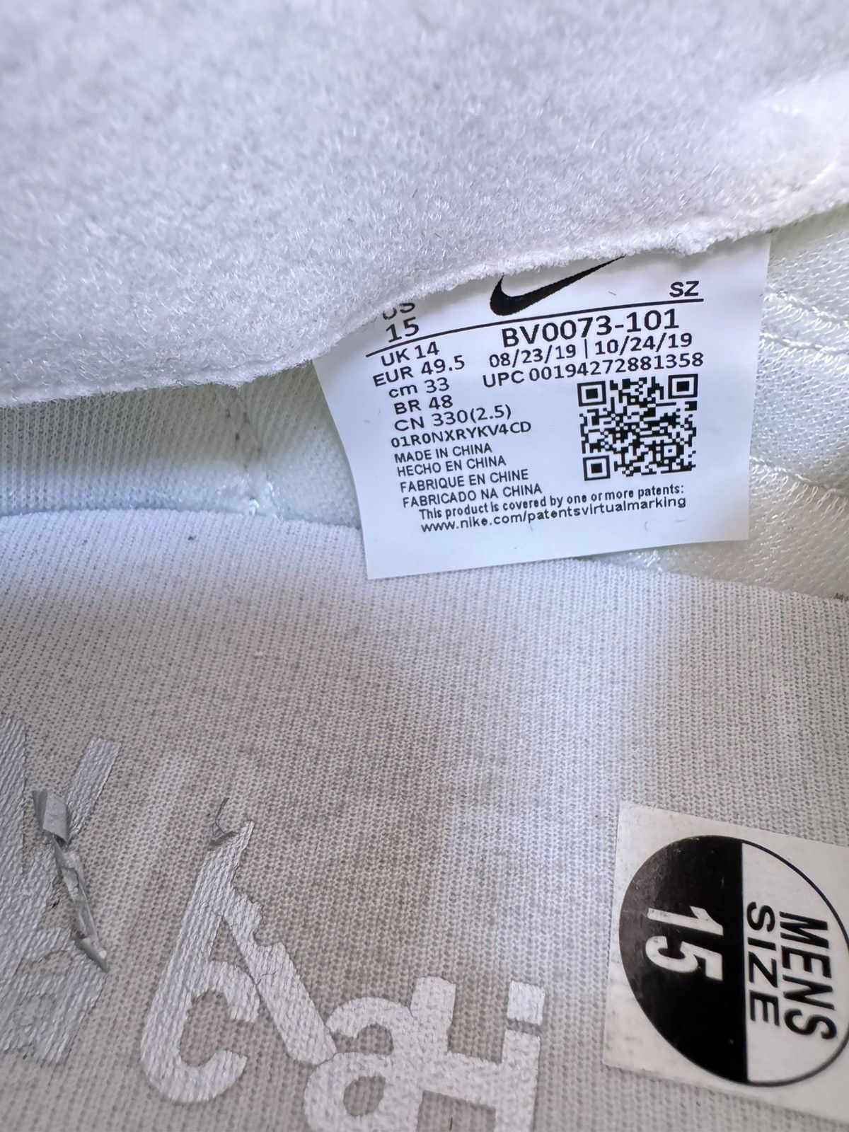 Nike Nike Sacai Waffle white nylon Size US 15 / EU 48 - 2 Thumbnail