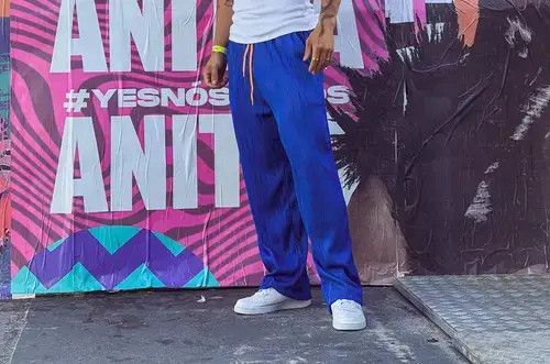 Other Pleated Pants Men Fashion Casual Wide-leg Size US 31 - 2 Thumbnail