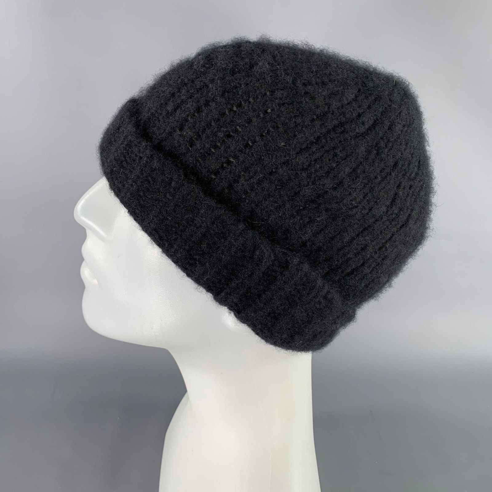 Celine CELINE Size One Size Black Cashmere - Silk Hats Size ONE SIZE - 5 Thumbnail