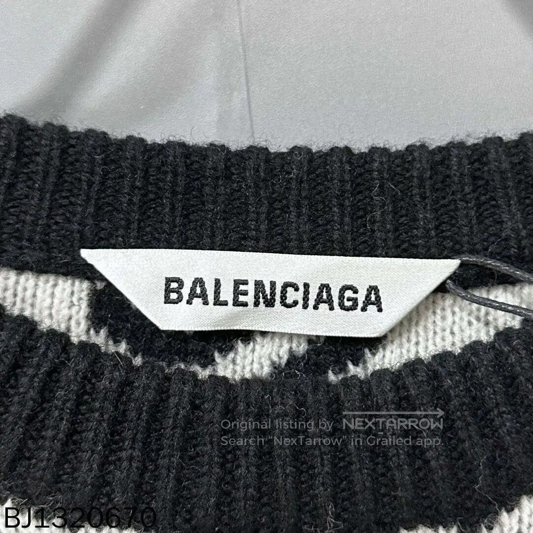 Balenciaga limited edition logo knit sweater. Size US XS / EU 42 / 0 - 4 Thumbnail