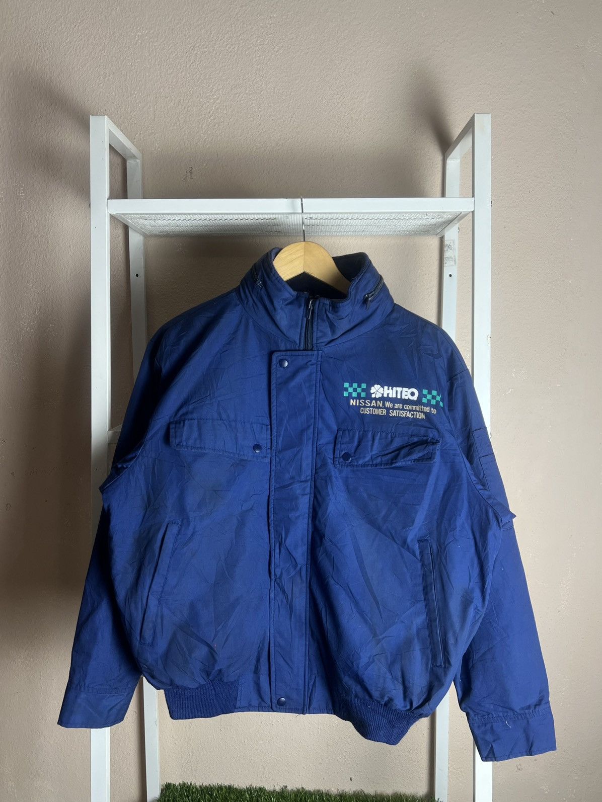 Vintage Vintage Nissan Workwear Jacket Stain Size US L / EU 52-54 / 3 - 1 Thumbnail