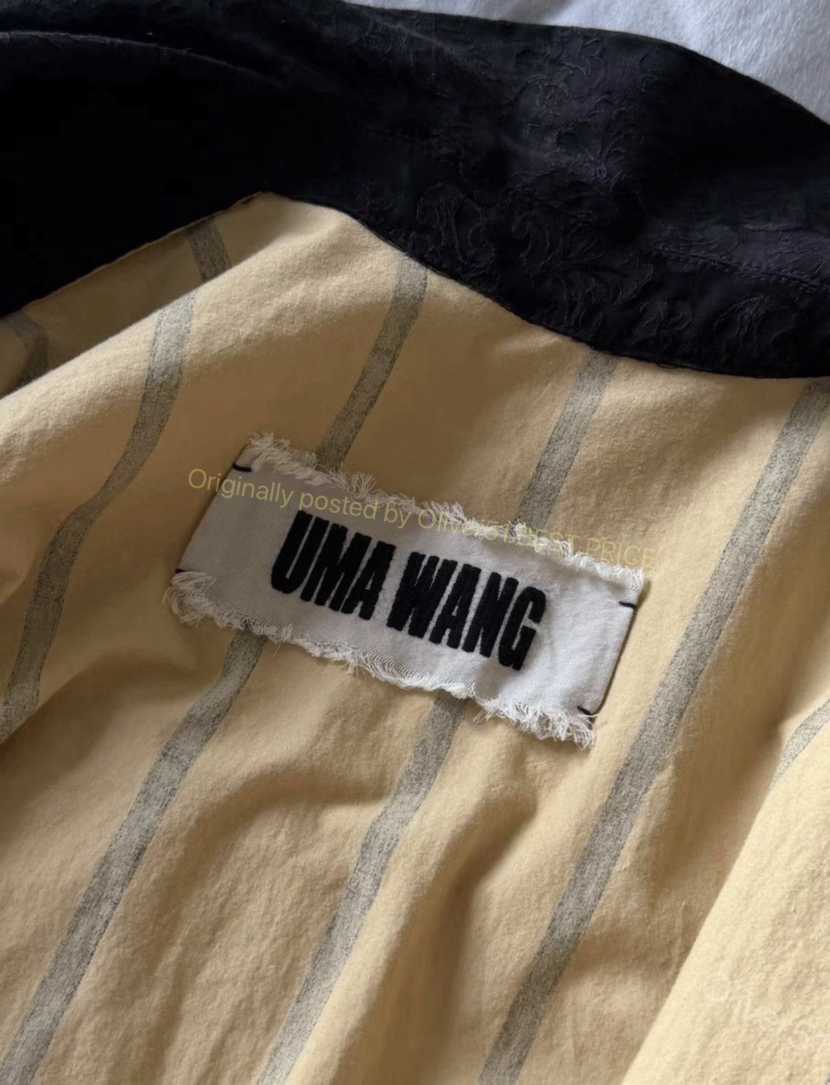 Uma Wang Uma Wang 18FW jacquard spliced coat‑skirt set YYYY17/2610 Size M / US 6-8 / IT 42-44 - 6 Thumbnail