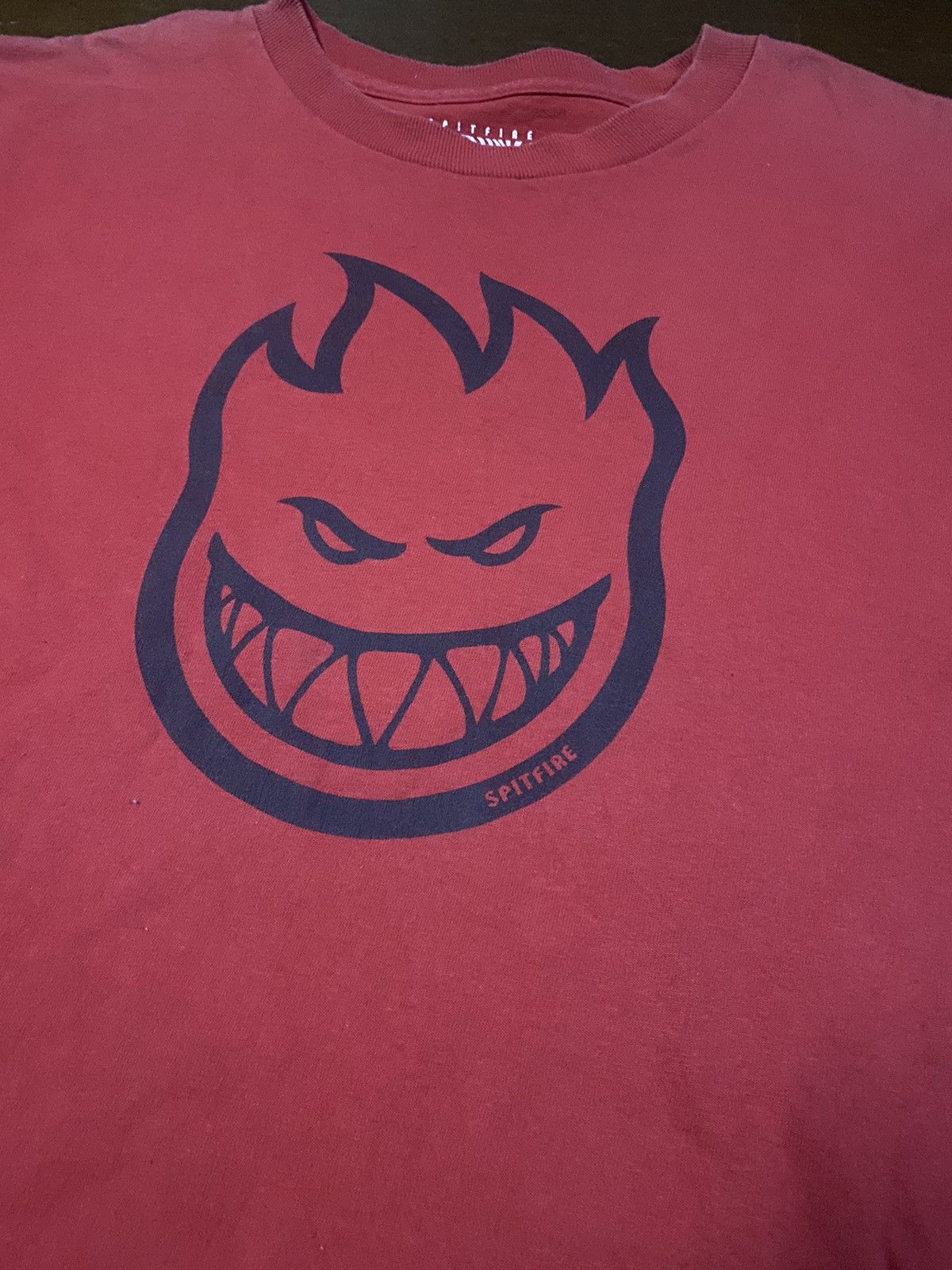 Spitfire × Vintage Fire 🔥🔥 rare Splitfire wheel skate tee Size US L / EU 52-54 / 3 - 6 Thumbnail