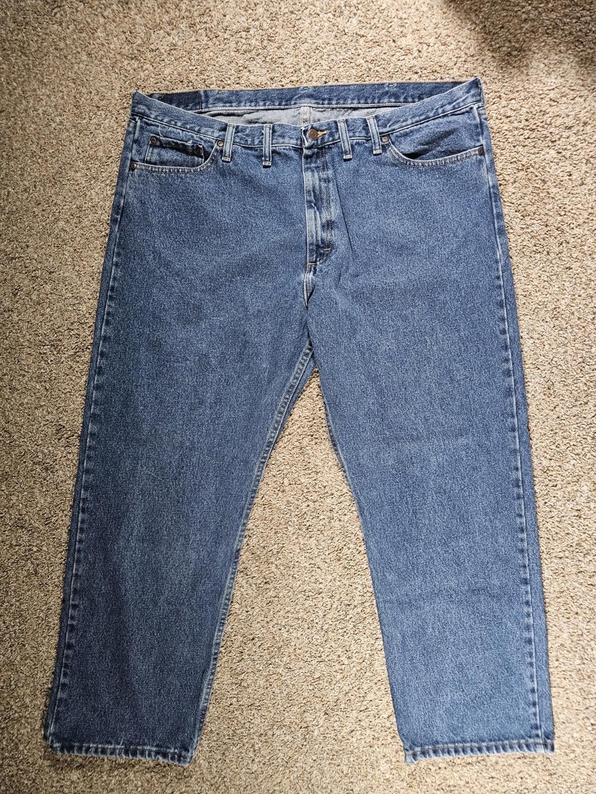 Wrangler Wrangler Premium Denim Men's 44x30 Relaxed Fit Jeans Size US 44 / EU 60 - 1 Thumbnail