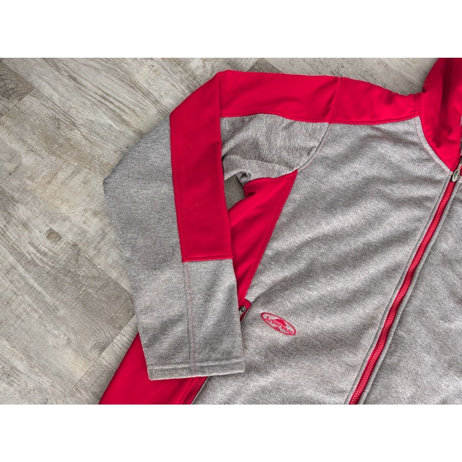 Vintage Arborwear Men’s Thermogen Sweatshirt Full Zip Hooded XL Gray | Primaloft 60g | Teflon Fabric | Zippered Pockets | Workwear Outdoor Jacket Size US XL / EU 56 / 4 - 4 Thumbnail