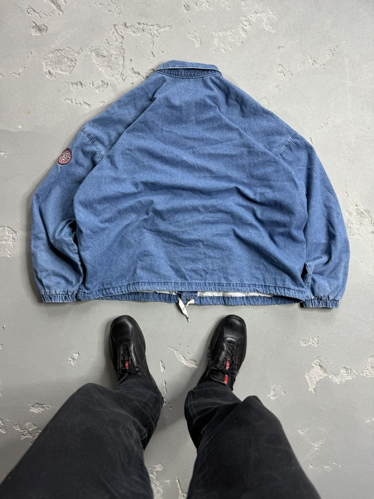DC × Vintage Vintage DC Shoes Denim Jacket Size US L / EU 52-54 / 3 - 2 Thumbnail
