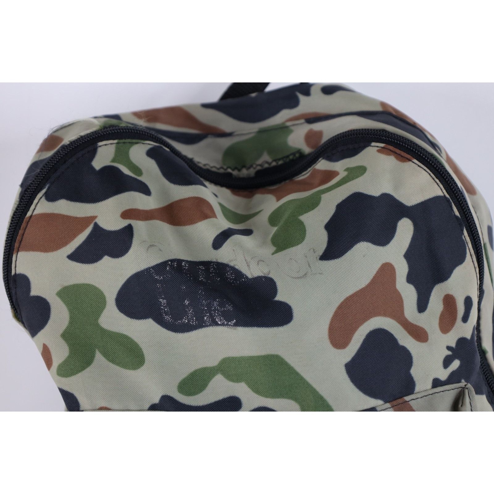 Vintage Vintage 80s 90s Streetwear Distressed Camouflage Backpack Size ONE SIZE - 2 Thumbnail