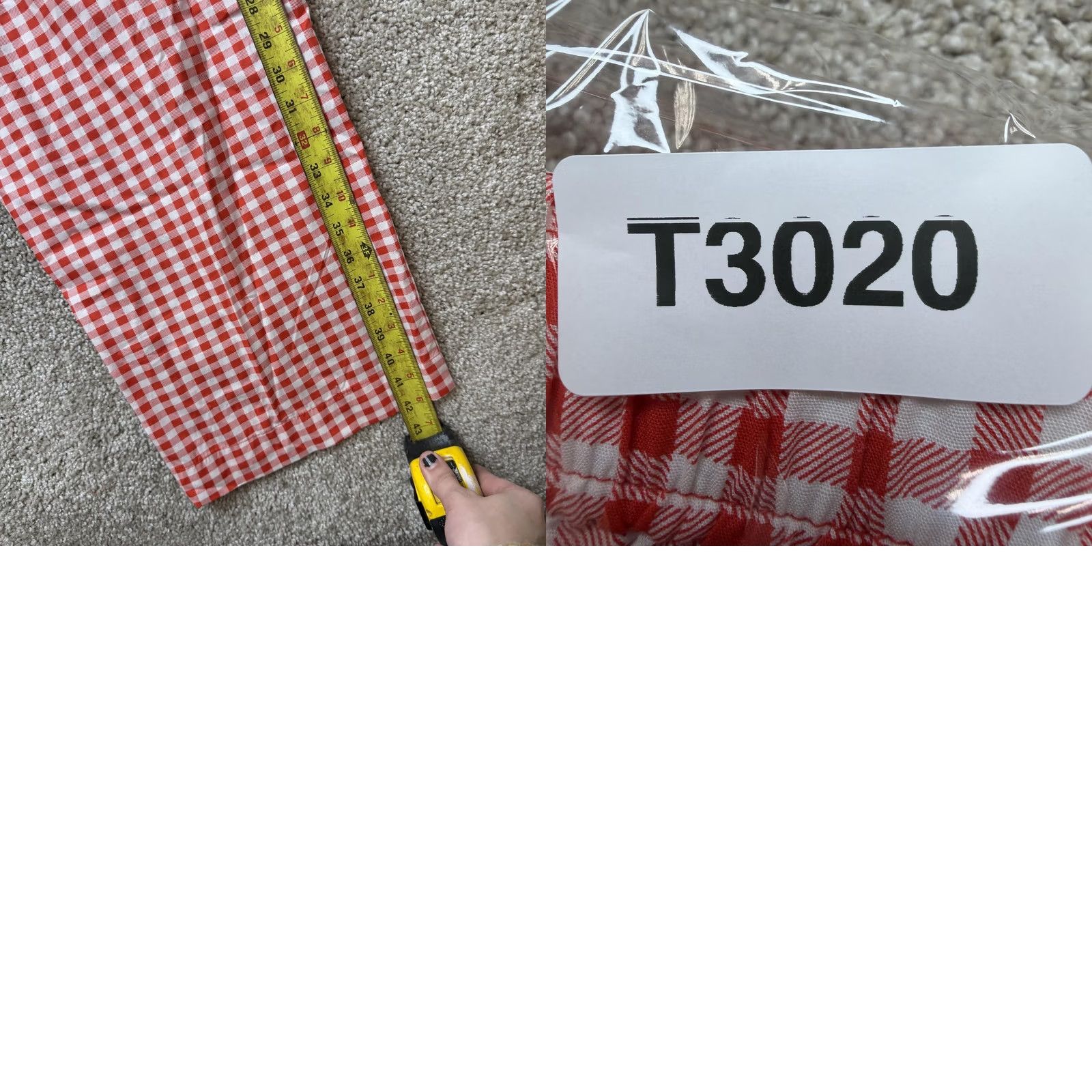 Vintage Grayson Threads Pants Womens L Red Pajama Check Cotton Button Sleepwear Size 36" / US 14 / IT 50 - 9 Thumbnail