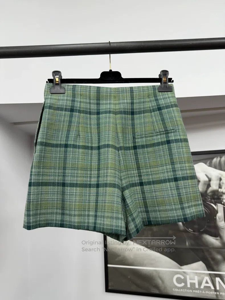 Dior Dior Green plaid skirt and pants Size 42" / US 20 - 3 Thumbnail