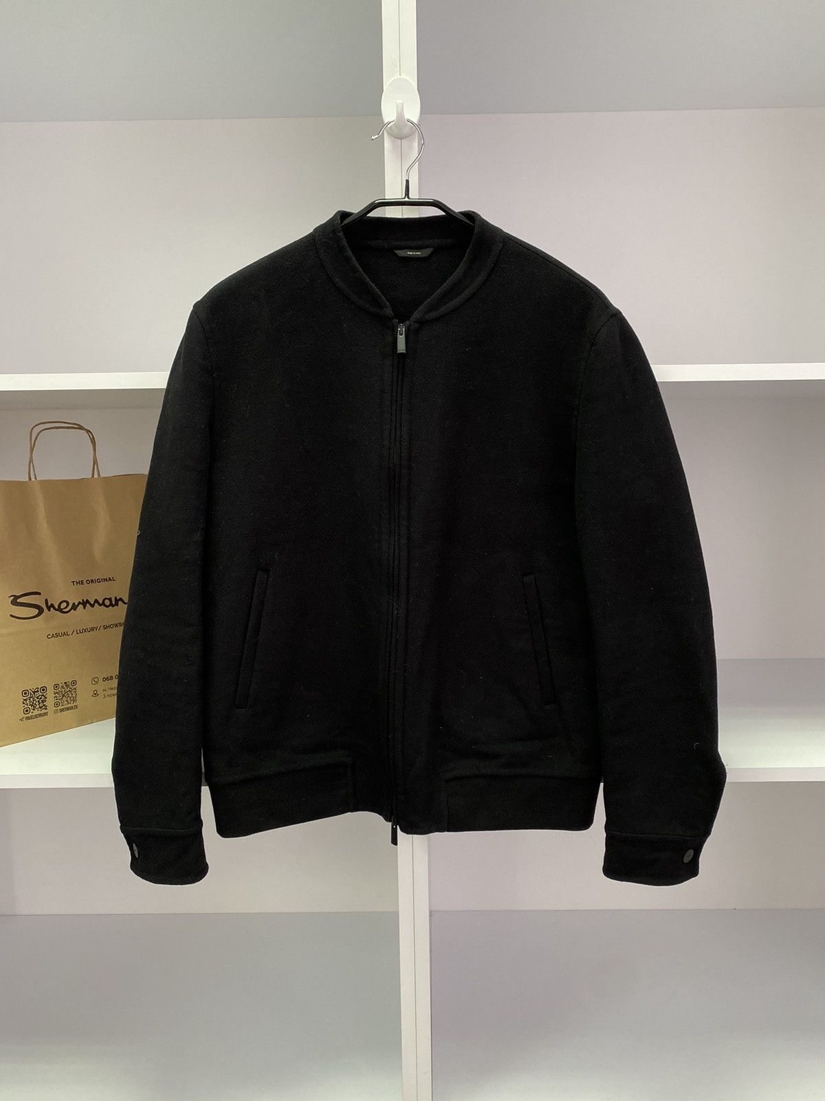 Designer × Fendi × Vintage Vintage Fendi Black Luxury Bomber Jacket Size US M / EU 48-50 / 2 - 3 Thumbnail