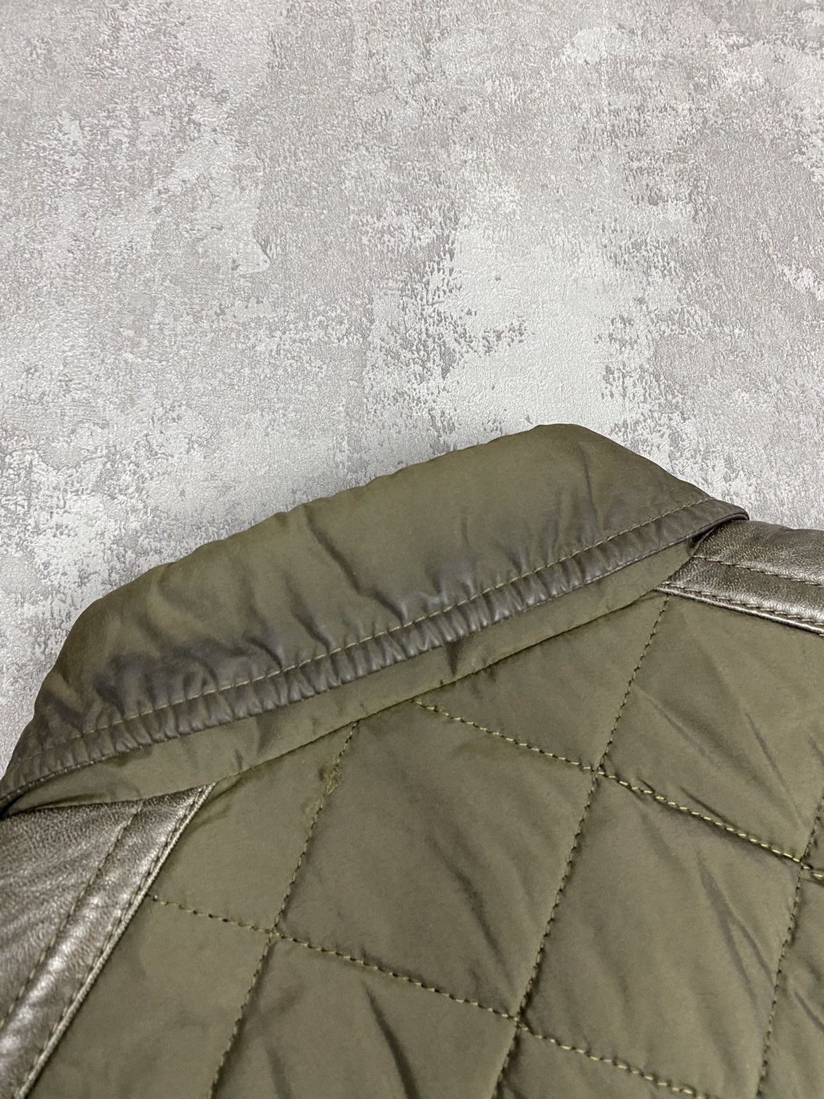 Designer × Etro ETRO Milano Coat Jacket Bomber silk leather M hunt Size US M / EU 48-50 / 2 - 12 Thumbnail