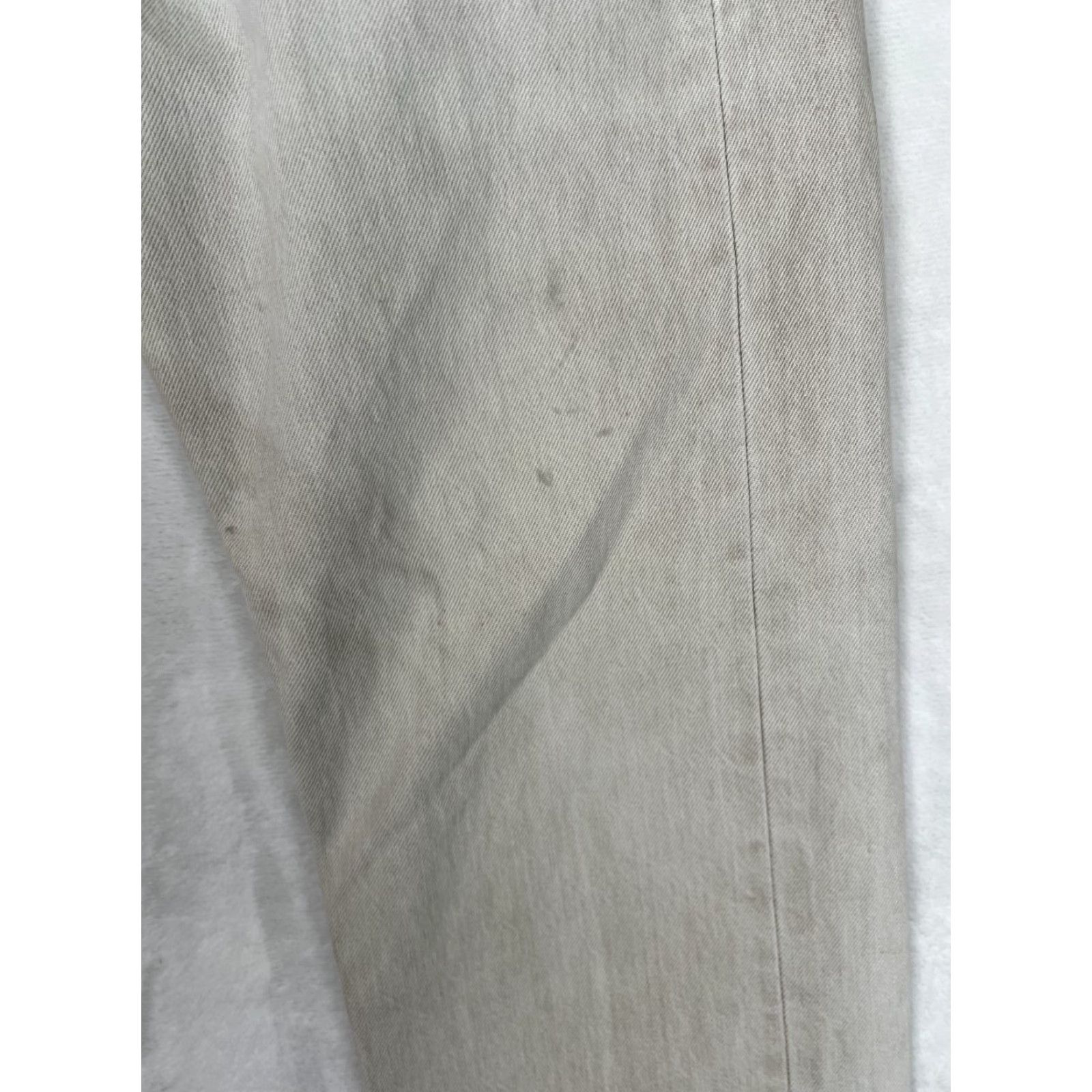Levi's VINTAGE Levi’s 501 Jeans Denim Brown Beige 30x27 Mens Regular 5-Pocket Distressed Stained Medium Wash USA Mexico 90s Grunge Pattern Vintage Size US 30 / EU 46 - 5 Thumbnail