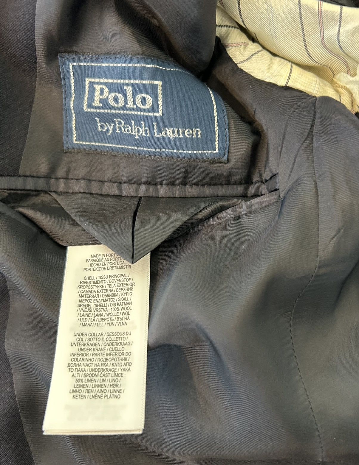 Polo Ralph Lauren Polo Iconic Doeskin Navy Blazer 38 Long $898 Size 38L - 6 Thumbnail
