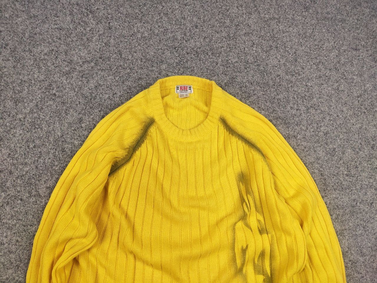 If Six Was Nine Vtg Y2K Hysteric Glamour Style Opium Yellow ribbed sweater Size US M / EU 48-50 / 2 - 4 Thumbnail