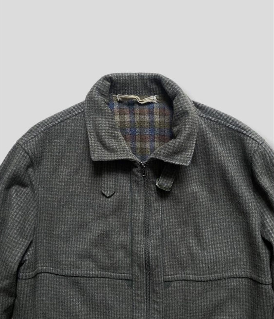 Vintage Very Rare Vintage 60s Wool Jacket Size US L / EU 52-54 / 3 - 2 Thumbnail