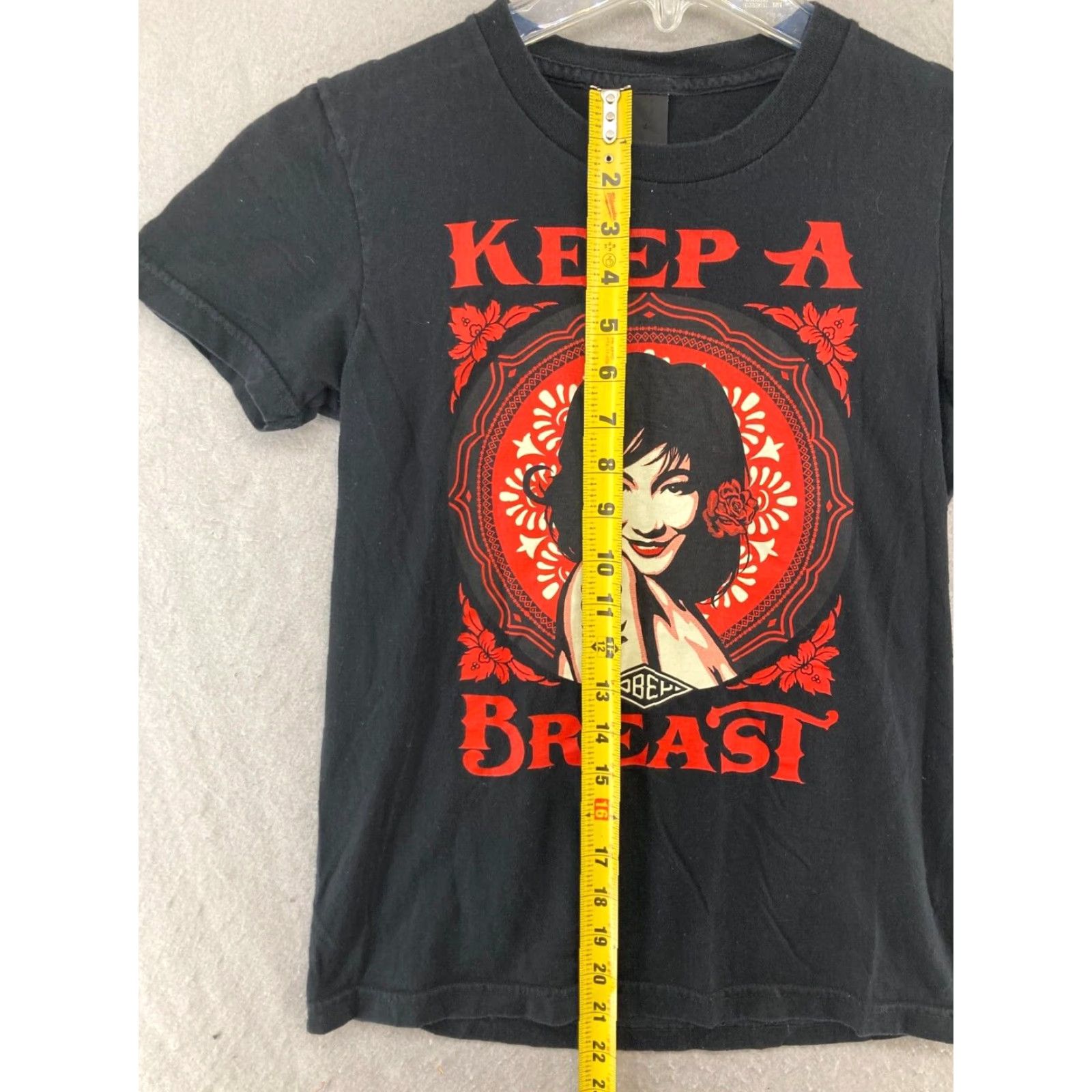 Obey OBEY T SHIRT MEN'S SMALL KEEP A BREAST GIRL SURF SKATE Size US S / EU 44-46 / 1 - 3 Thumbnail