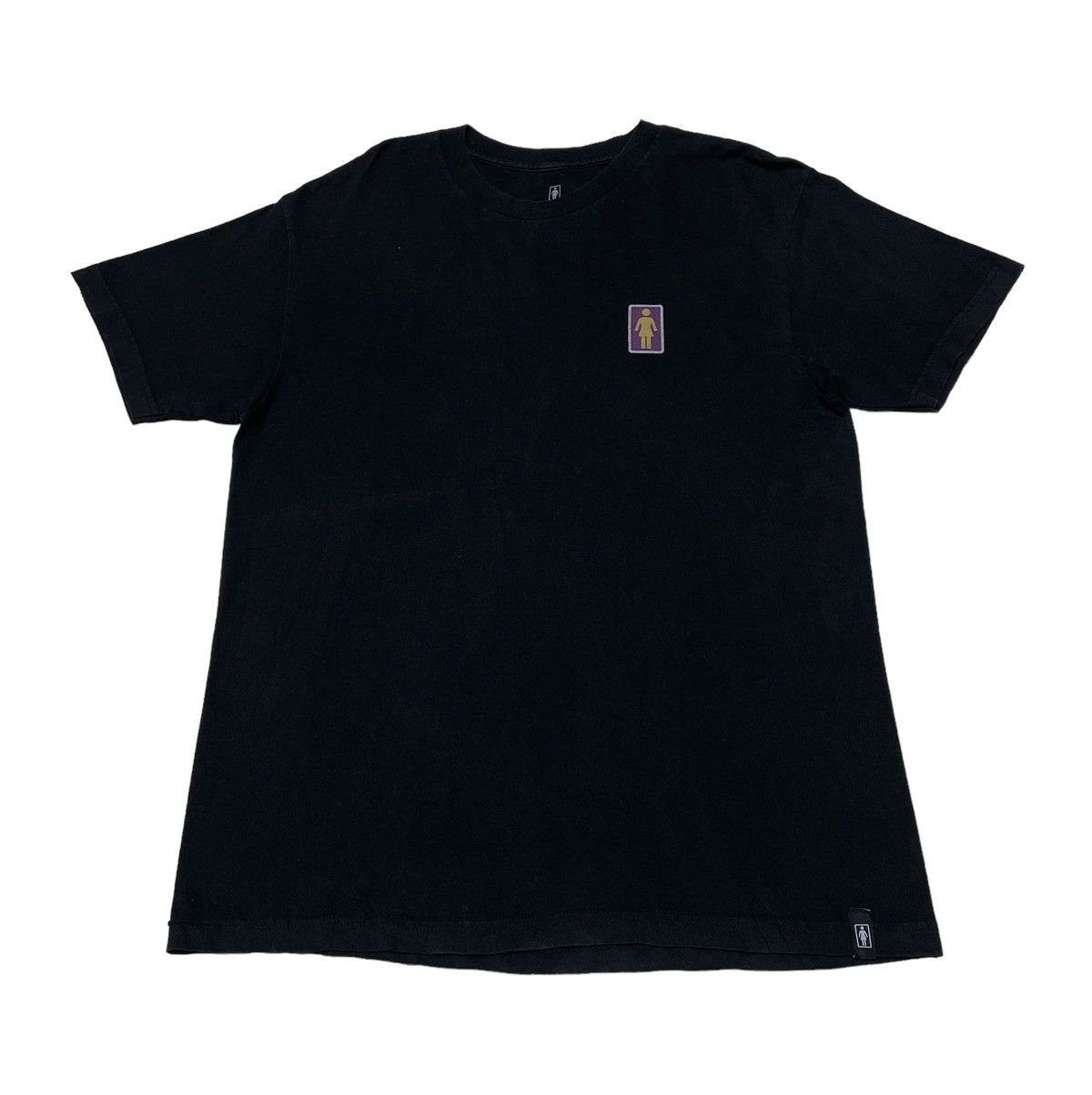 image of Girl Skateboards x Vintage Brand Girl Skateboard T-Shirt 2000S in Black, Men's (Size Medium)