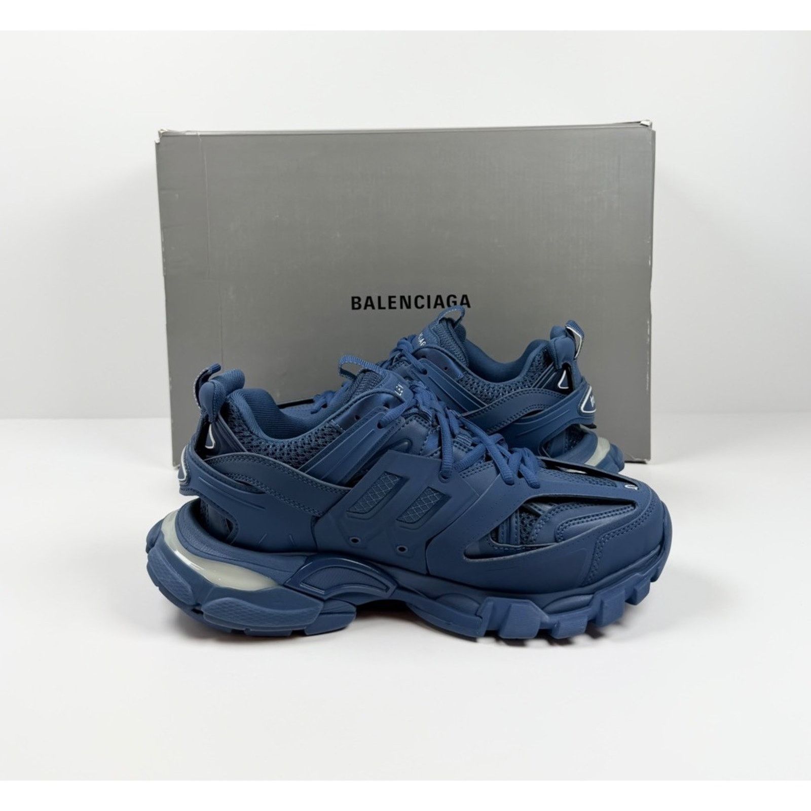 Balenciaga Size 40EU/7US - Balenciaga Track Blue LED NEW! Size US 7 / EU 40 - 6 Thumbnail